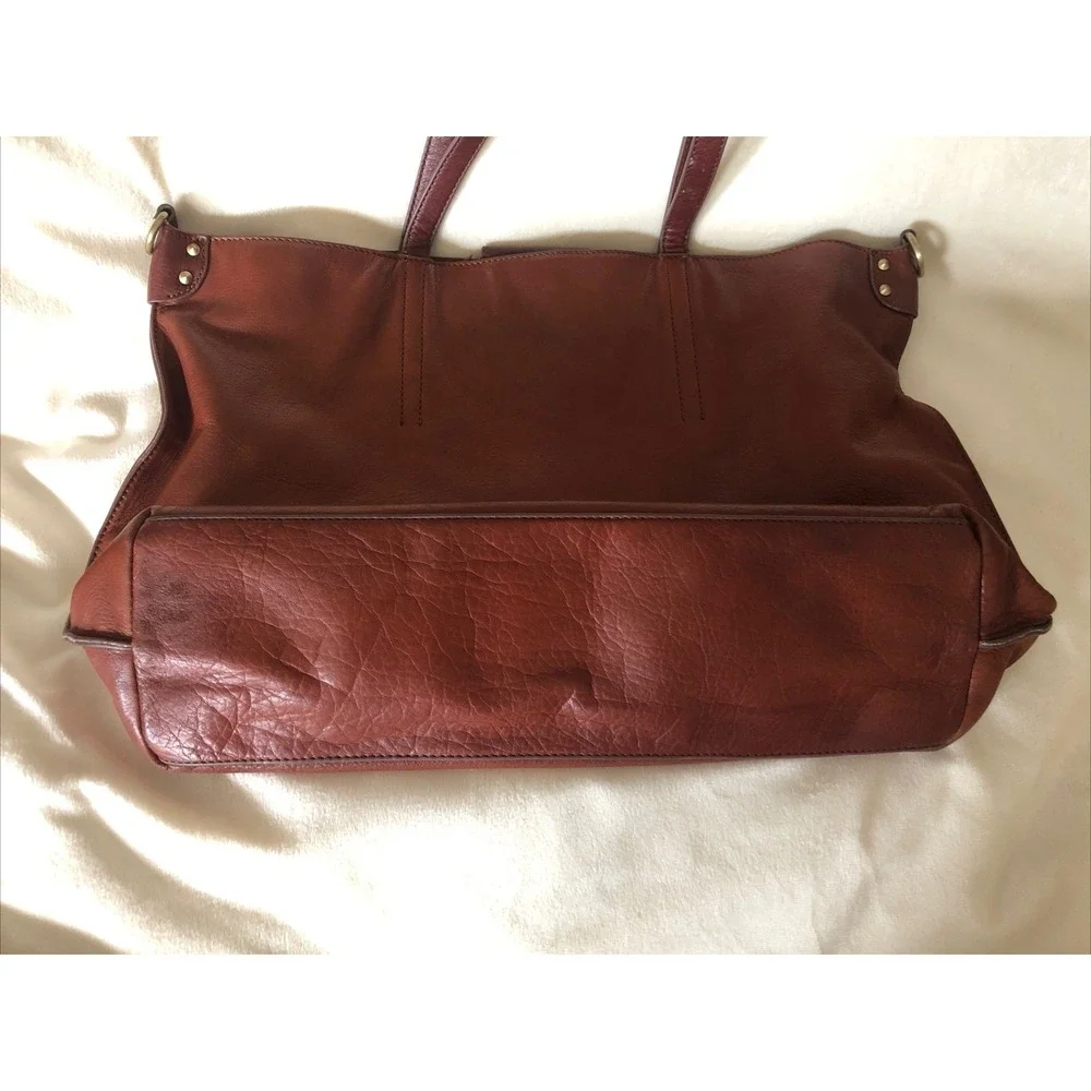 LUCKY BRAND Brown Leather Hobo Tote Shoulder Bag